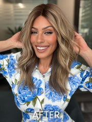 Barely There Wavy 12" | Synthetic Hair Topper (Hand Tied)