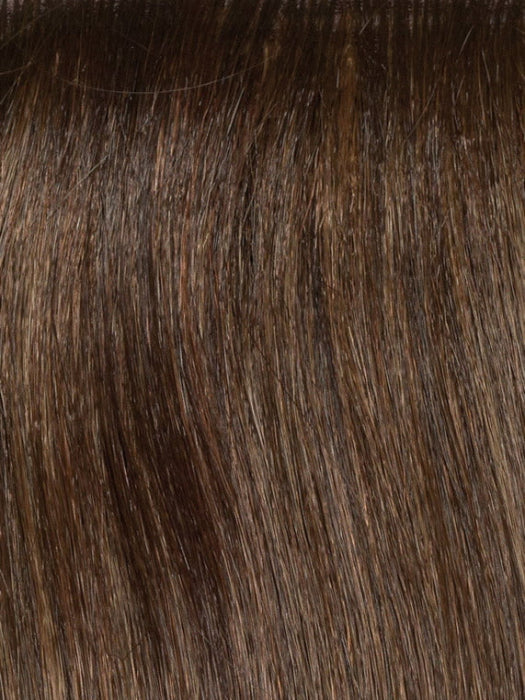 Barely There Straight 12" | Synthetic Hair Topper (Hand Tied)